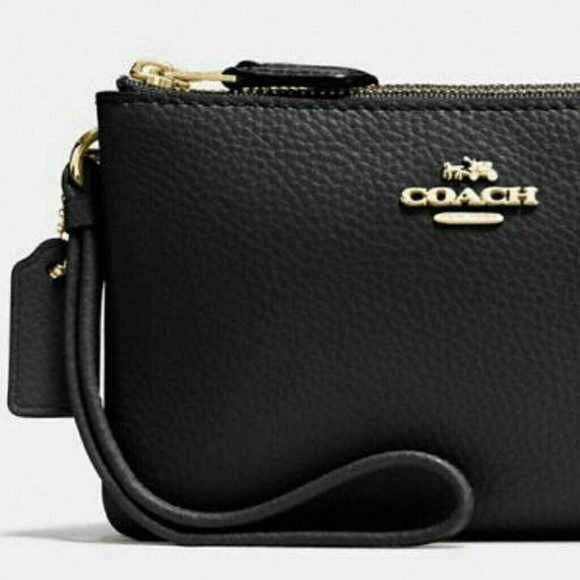 {SOLD}●COACH DOUBLE ZIP WRISTLET - Picture 6 of 7